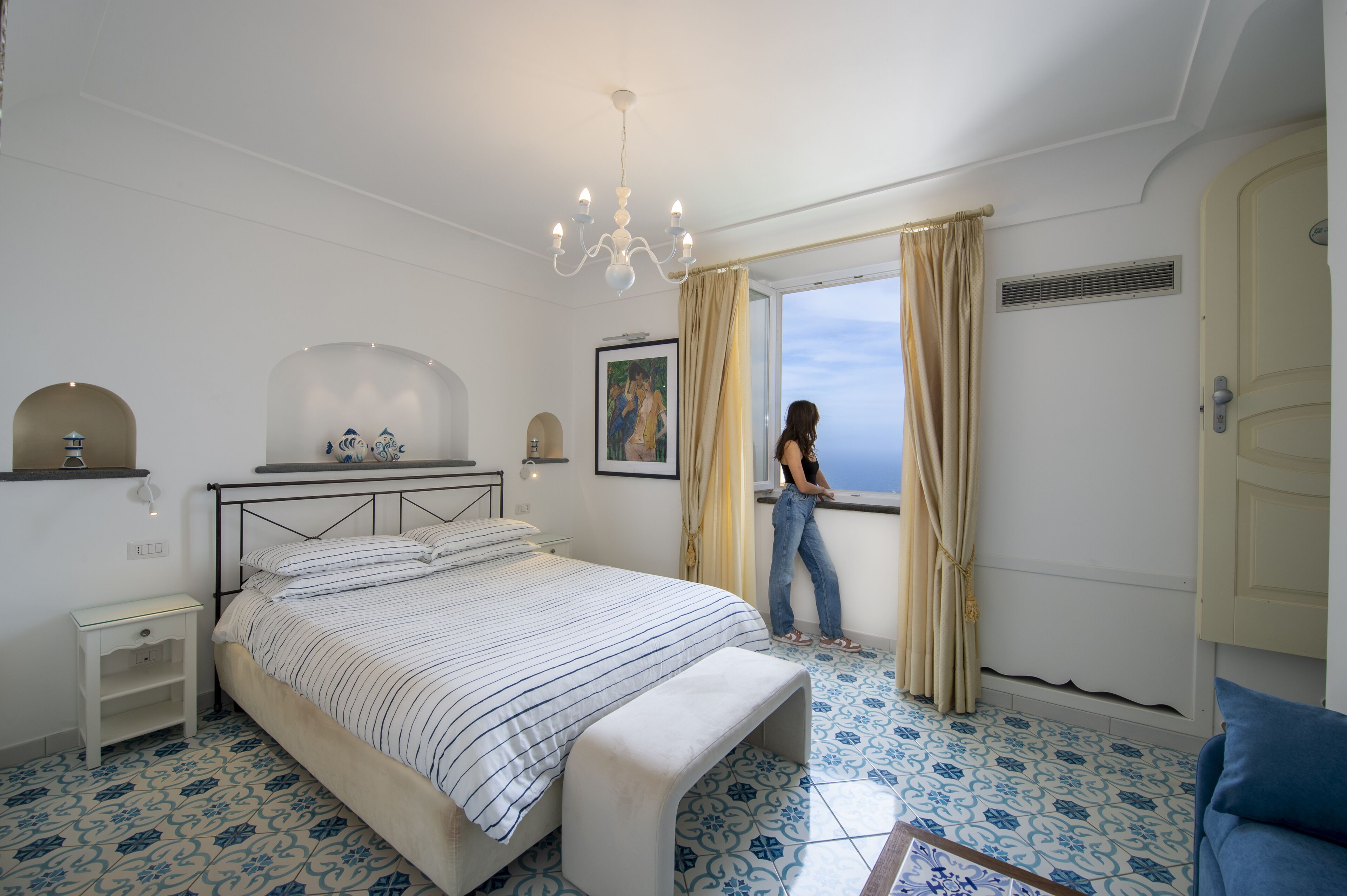 Superior tweepersoonskamer, 1 slaapkamer, niet-roken, uitzicht op zee (extra bed) | Uitzicht op het water