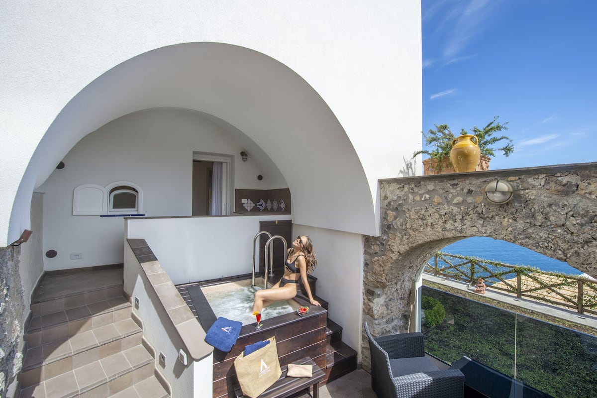 Suite with sauna and mini pool with hydromassage | Terrasse/Patio