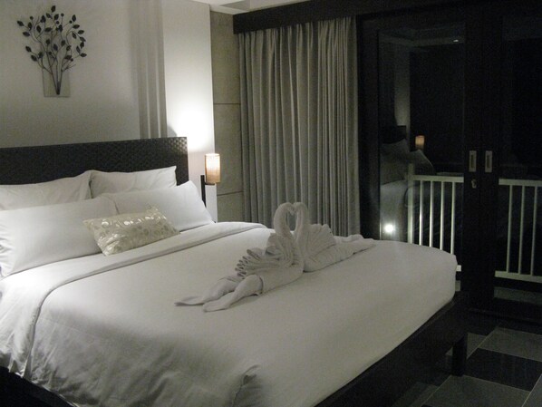 Superior Double Room, 1 Katil Ratu (Queen) | Peralatan tempat tidur premium, tilam berlapik, bar mini 
