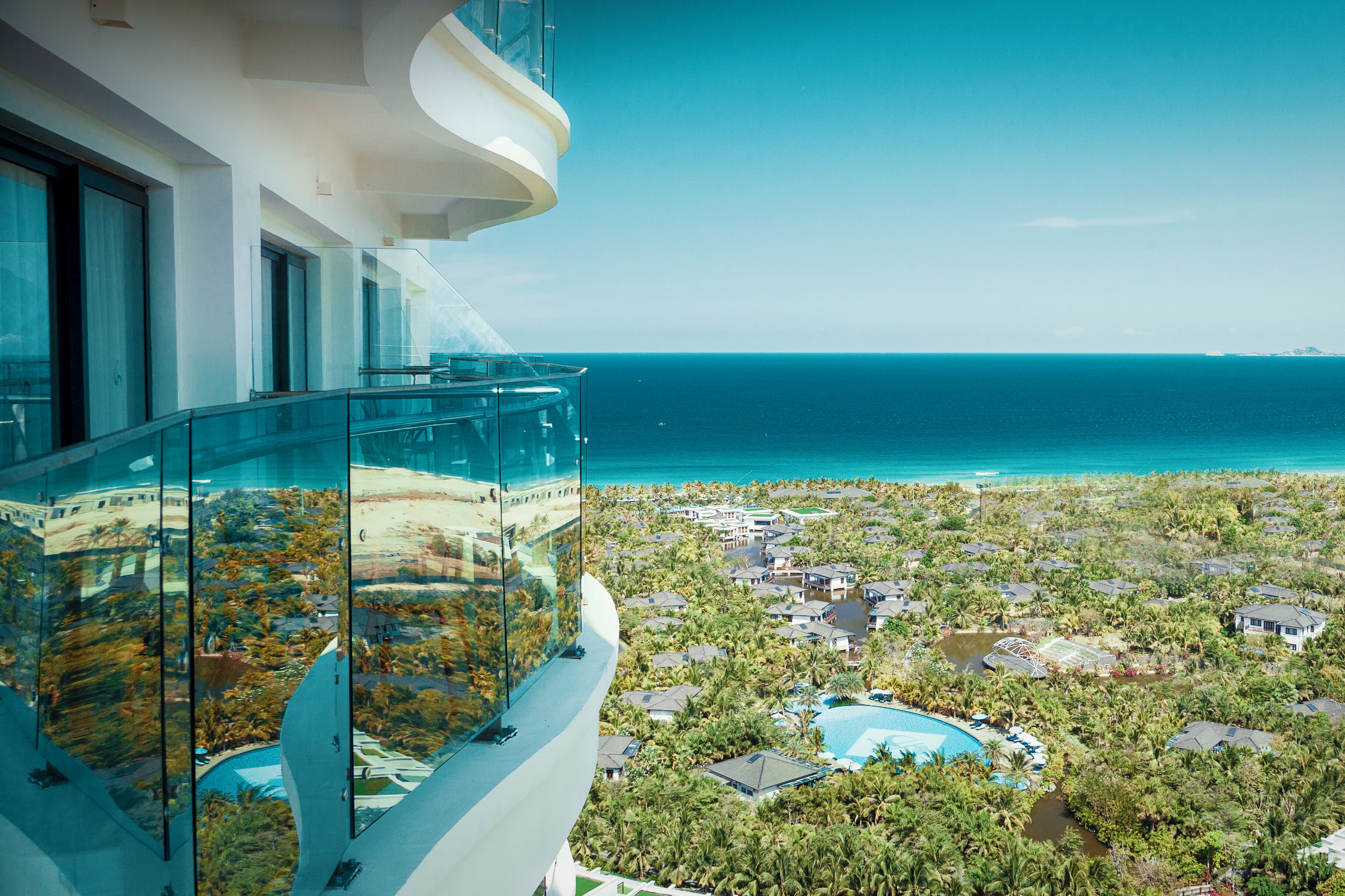 Deluxe Double or Twin Room, Partial Sea View | Terrace/patio