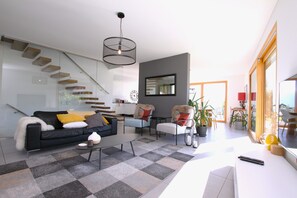 Living area - Montreux holiday home (Blonay)