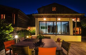 Front of property - evening/night