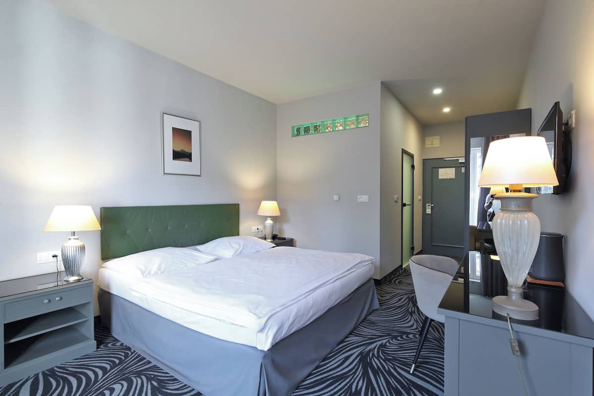 Business Double Room, 1 Bedroom | Blackout curtains, soundproofing, free WiFi, bed sheets