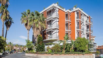 Voorkant van accommodatie