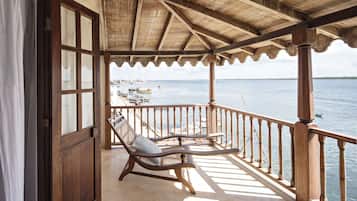 Superior Double or Twin Room, Balcony, Ocean View | Terrace/patio