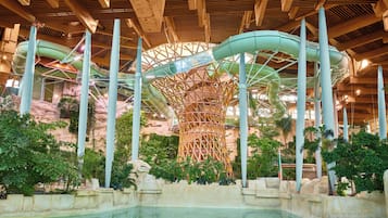 Indoor pool, outdoor pool, lifeguards on site