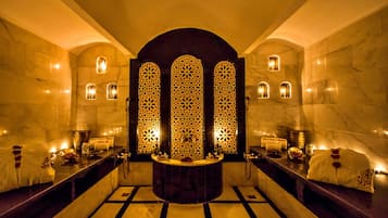 Turkish bath, 2 treatment rooms, massages