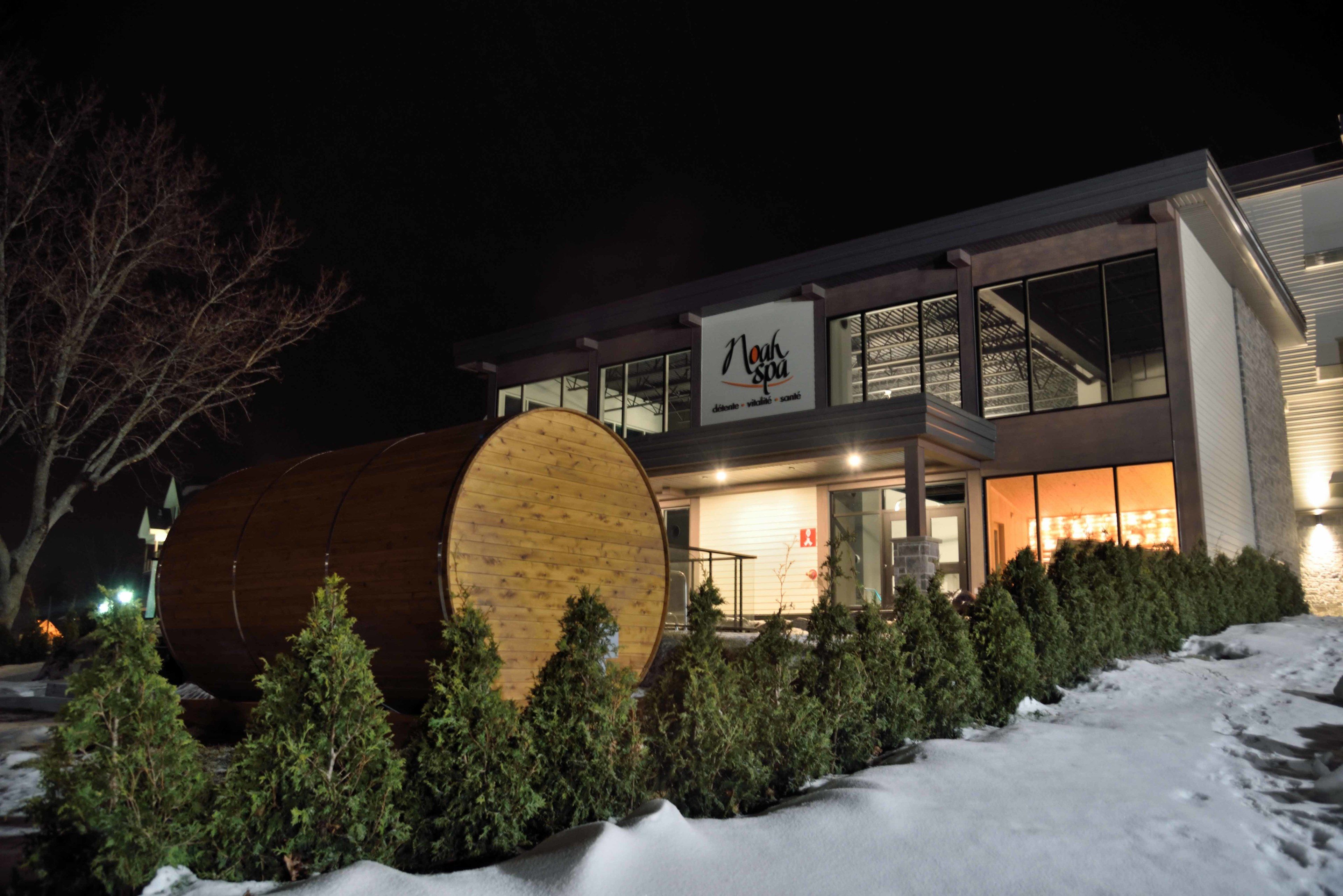 front of property – evening/night