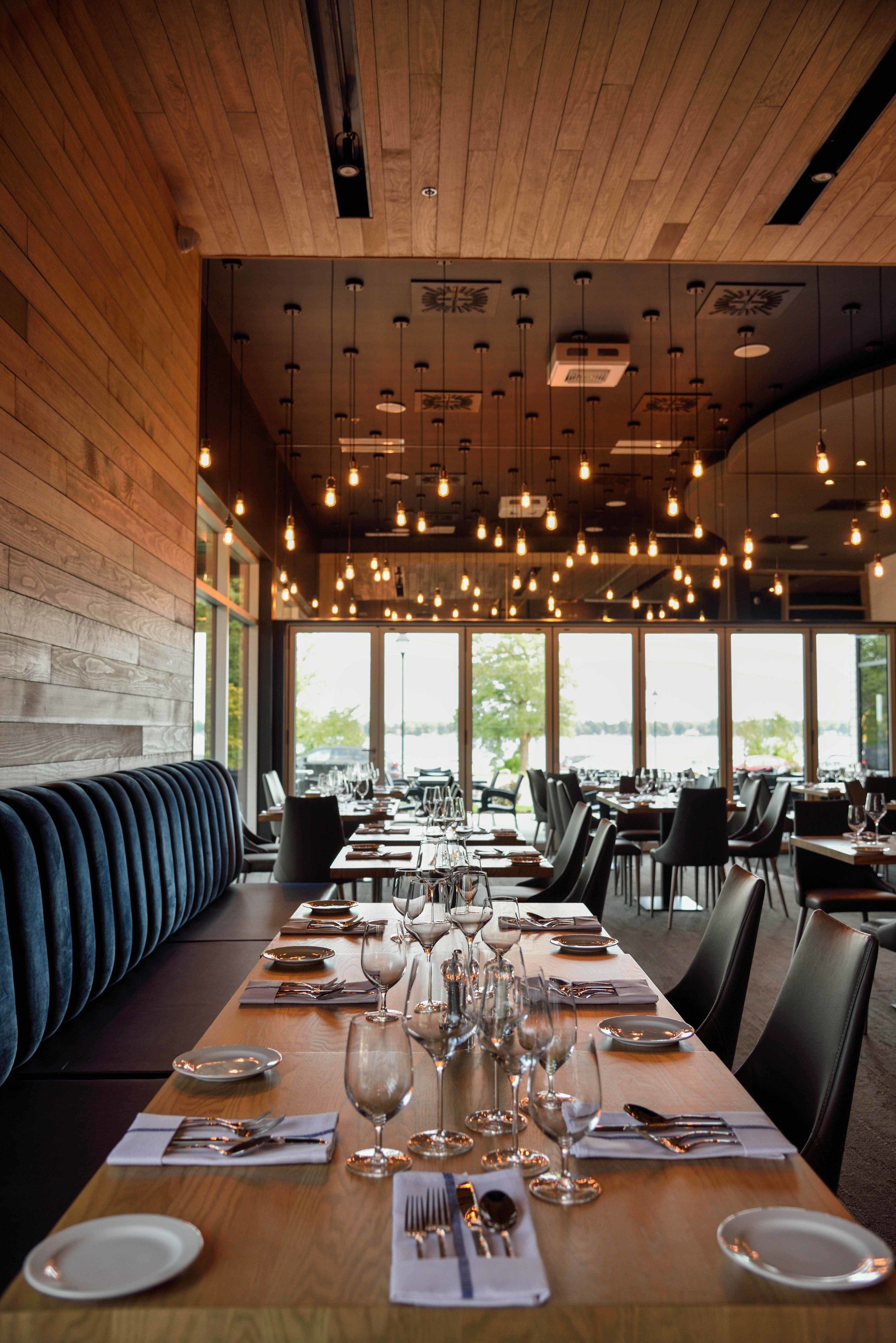 breakfast, lunch and dinner served