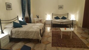 Deluxe Quadruple Room, 2 Bedrooms, Bathtub | Hypo-allergenic bedding, down comforters, free minibar, in-room safe - Garden Suite (Genoa)