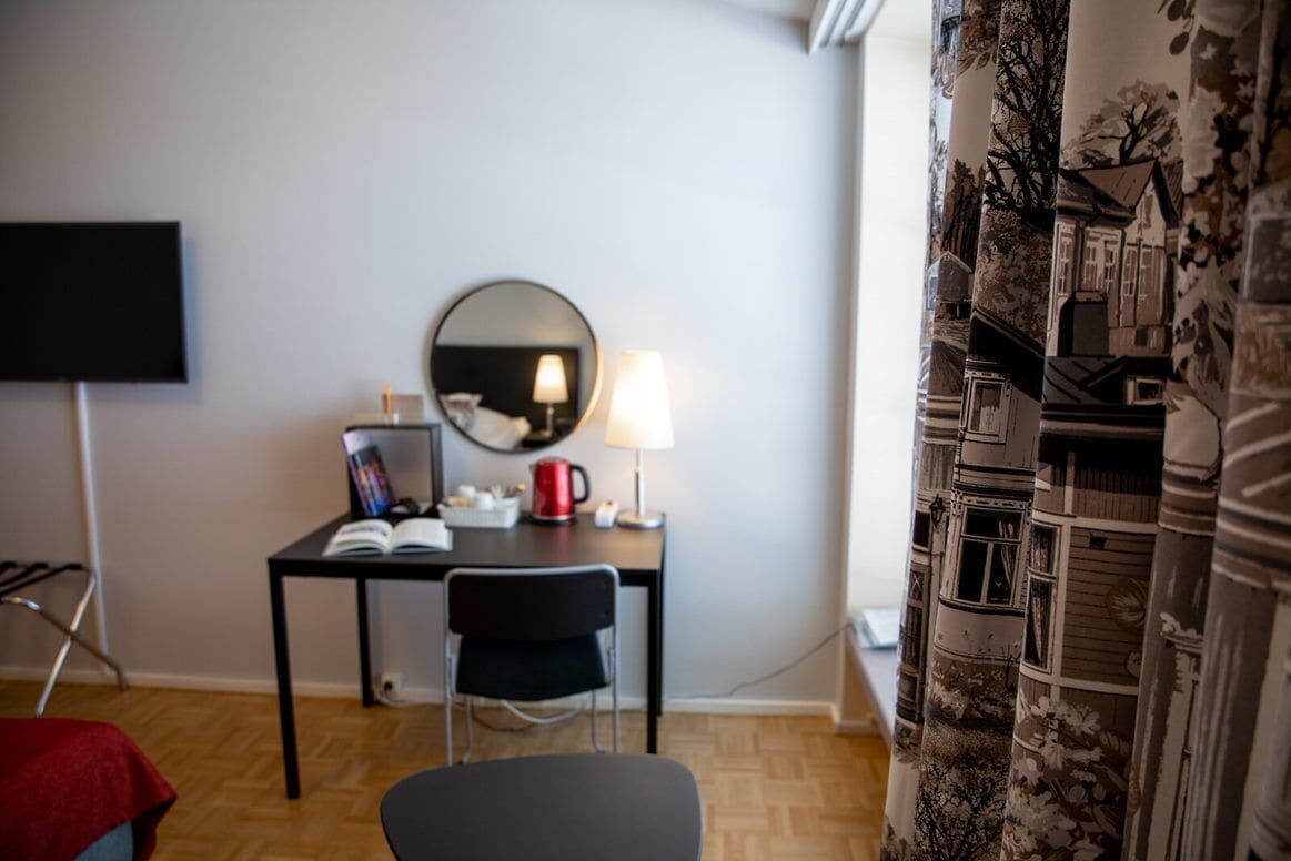 soundproofing, iron/ironing board, free wifi, bed sheets