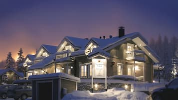Front of property – evening/night