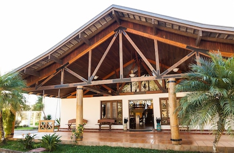 Front of property. Hotel Estância Betânia