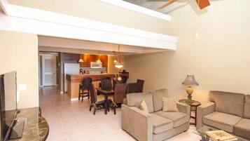 Condo, 3 Bedrooms | Living area | DVD player