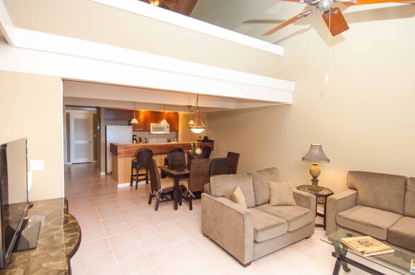 Lejlighed - 3 soveværelser | Opholdsområde | Dvd-afspiller