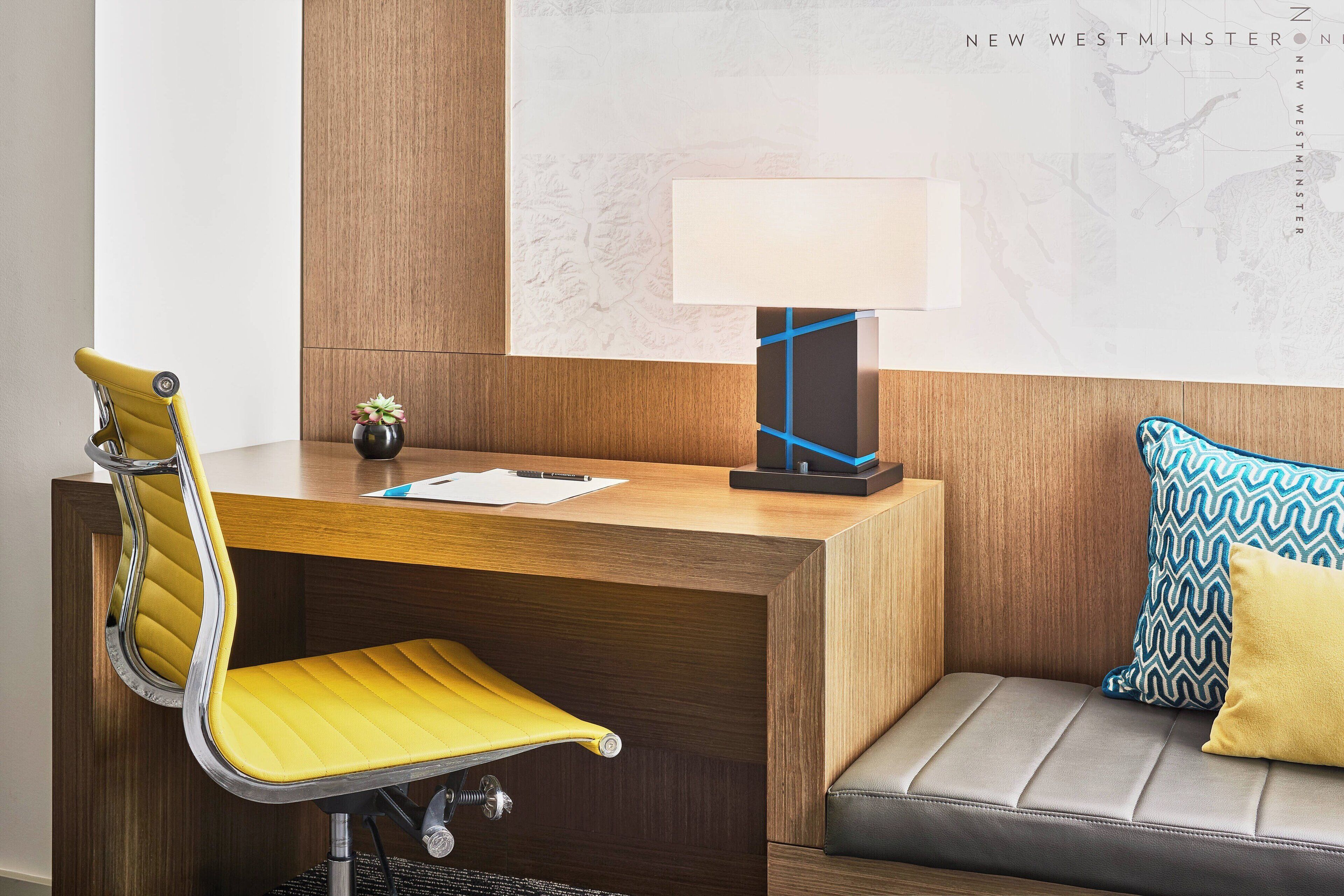 in-room safe, desk, laptop workspace, blackout curtains