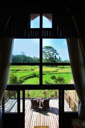 Suite – panorama (Ricefield view) | Utsikt fra rommet