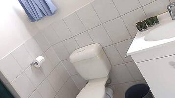 2 Bedroom Unit (1 Queen and 3 Single Beds) | Bathroom | Shower, free toiletries, hair dryer, towels