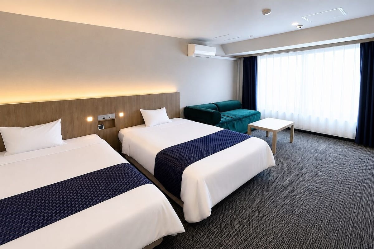 Sängtillbehör av högsta kvalitet, duntäcken, minibar och skrivbord