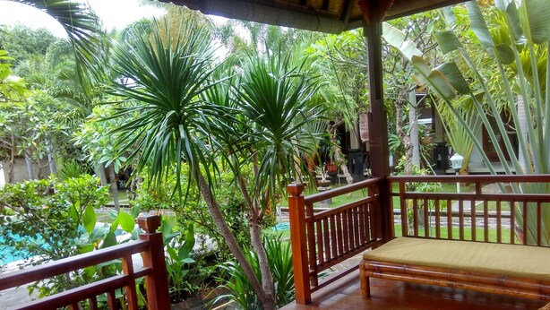 Traditional Wooden House | Terrace/patio - Amed Oasis (Karangasem)