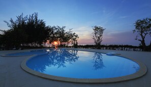 Indoor pool, outdoor pool