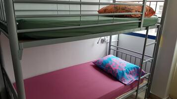 Free WiFi, bed sheets