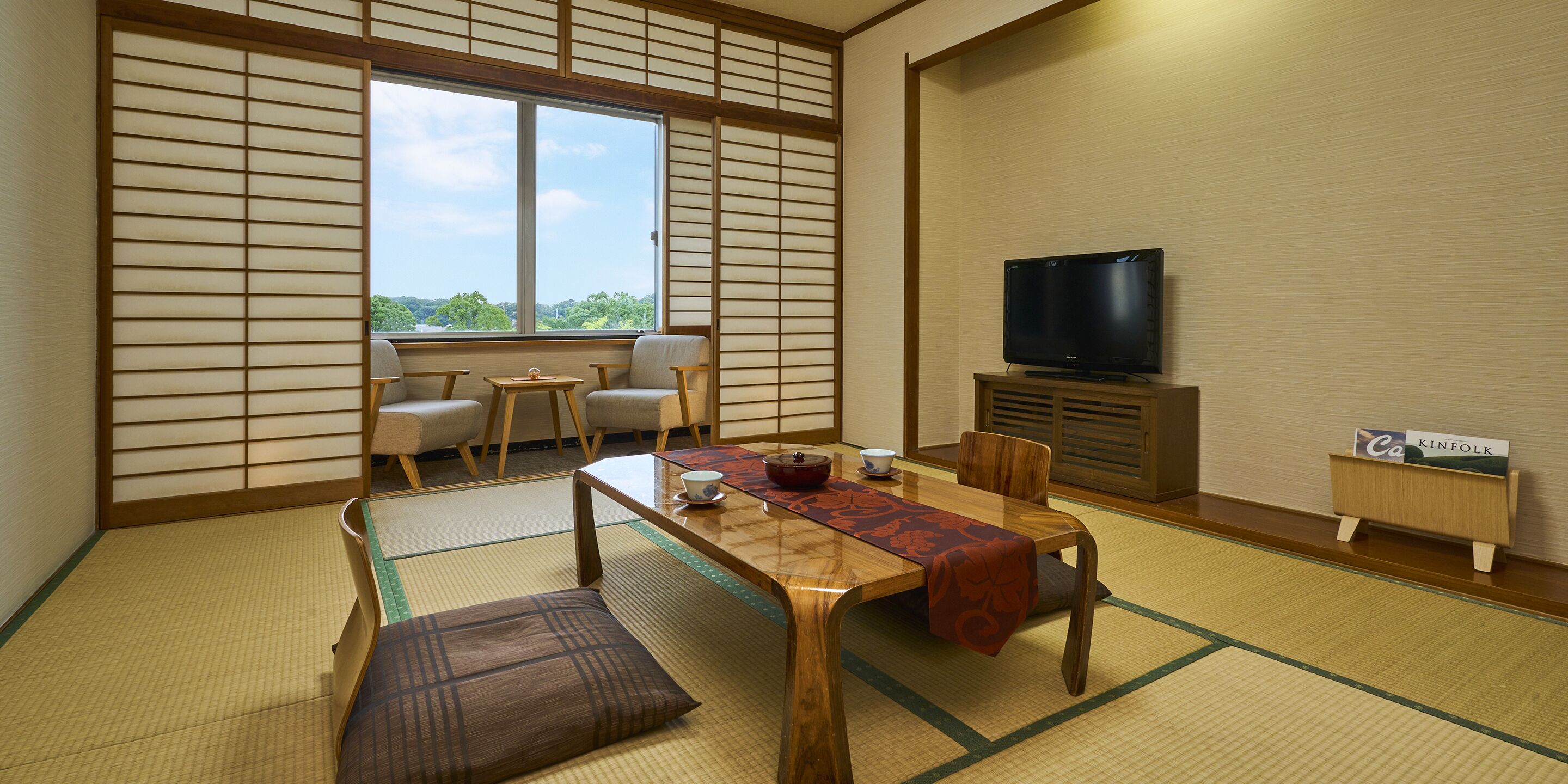 传统四人房, 无烟房 (Moderate Japanese Style) | 客房内保险箱、免费 WiFi、床单