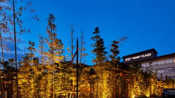 Front of property - evening/night