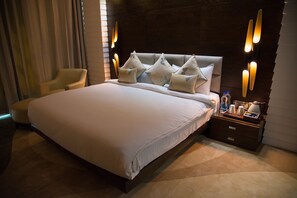 Premium Suite, 2 Bedrooms, 2 Bathrooms | Premium bedding, minibar, in-room safe, desk - Golden Blossom Imperial Resorts (Lucknow)