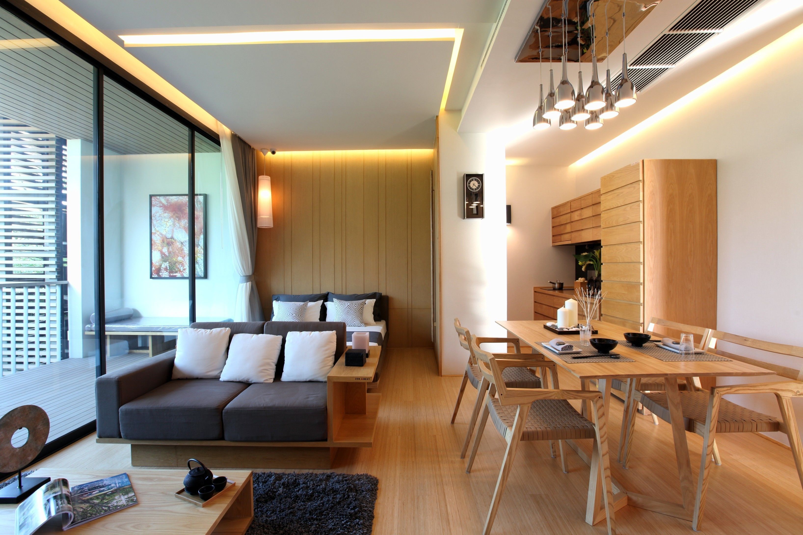 junior suite | living room | flat-screen tv