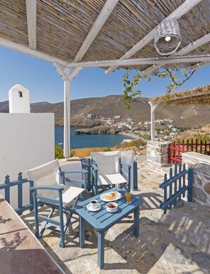 Suite, Sea View (Maisonette) | Terrace/patio - Kalderimi (Astypalaia)