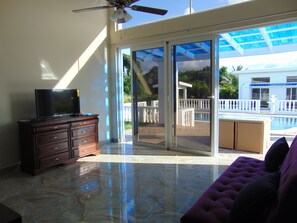 Villa, 3 Bedrooms (No. 34) | Living room | Flat-screen TV - Modern Villas at Sosua Ocean Village (Sosúa)