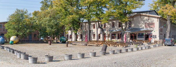 Blick von der Unterkunft