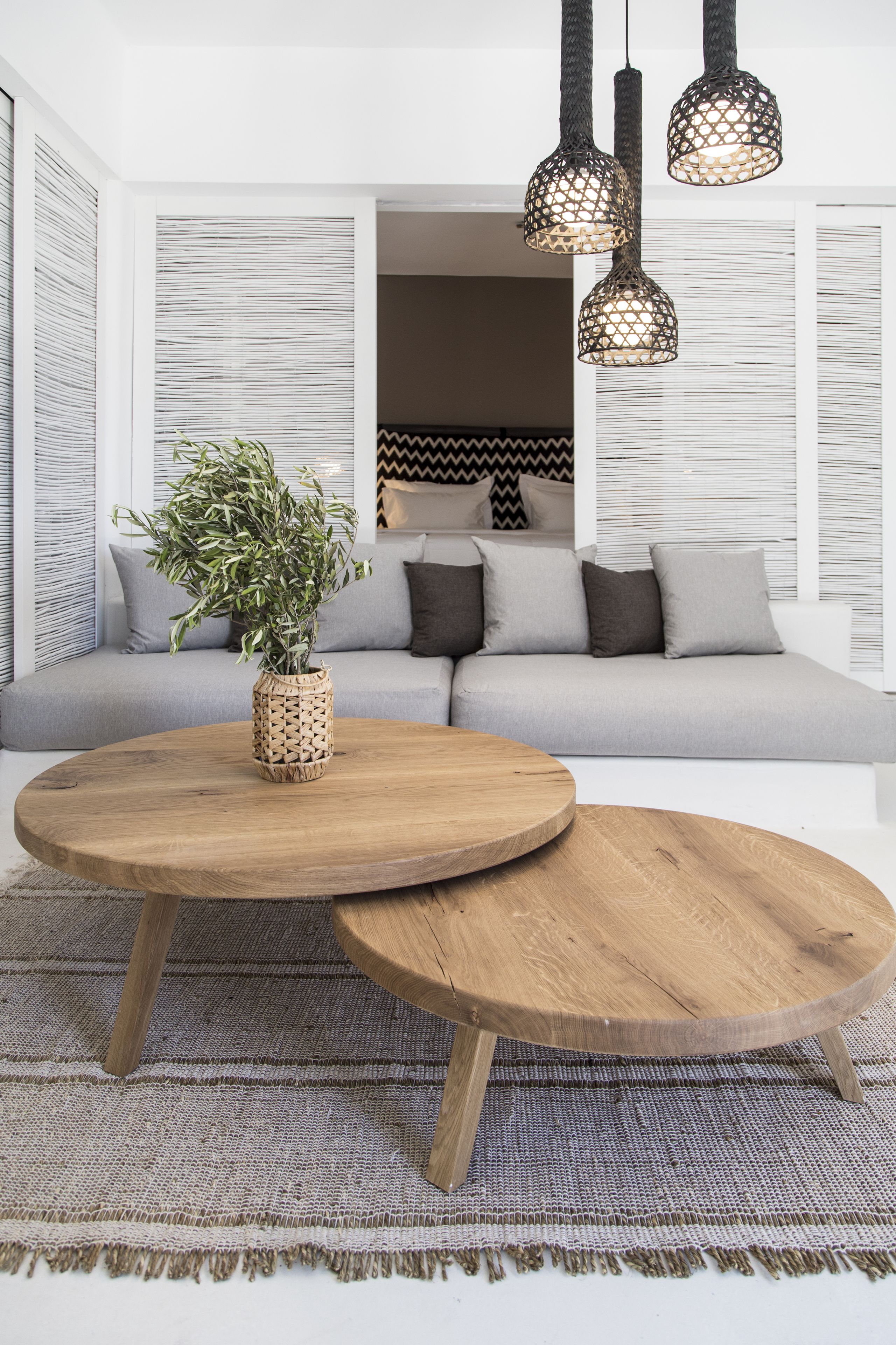 suite, 2 bedrooms, private pool | living area | flat-screen tv