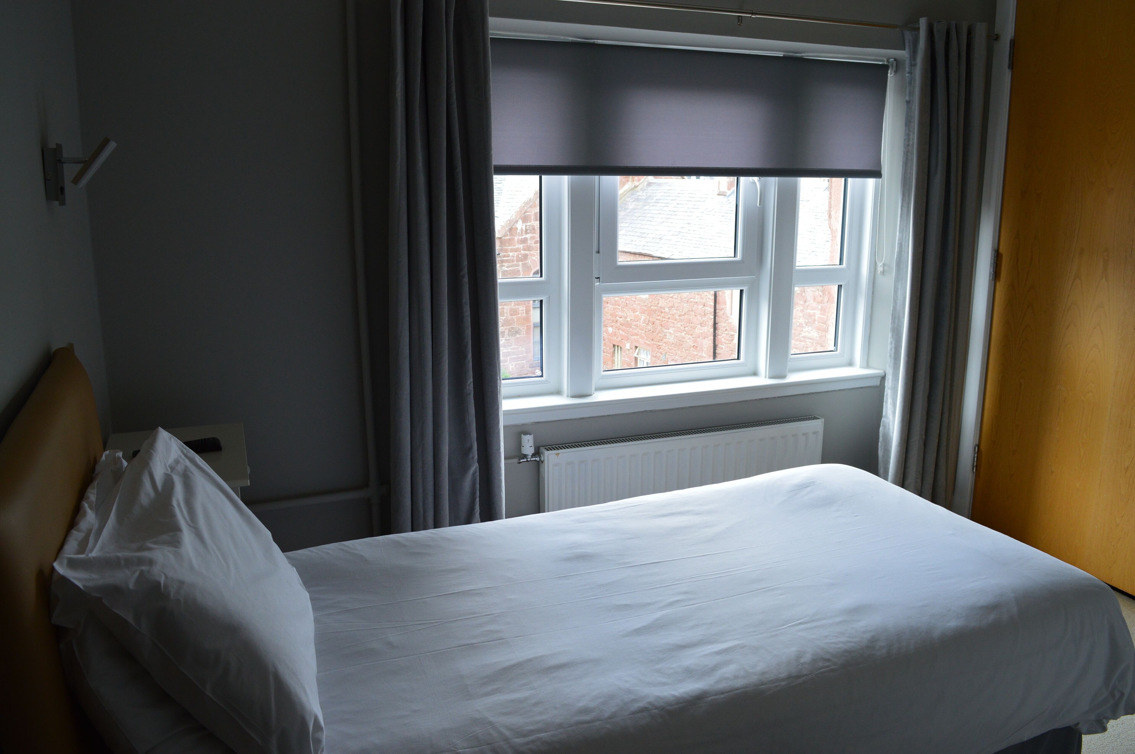 single room, ensuite | bed sheets