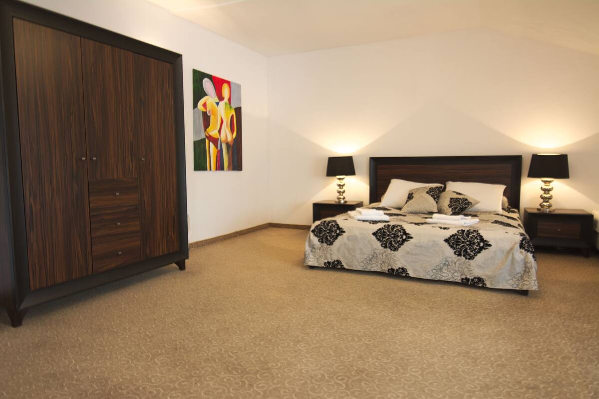 Double Room (King) | Desk, iron/ironing board (on request), free WiFi, bed sheets