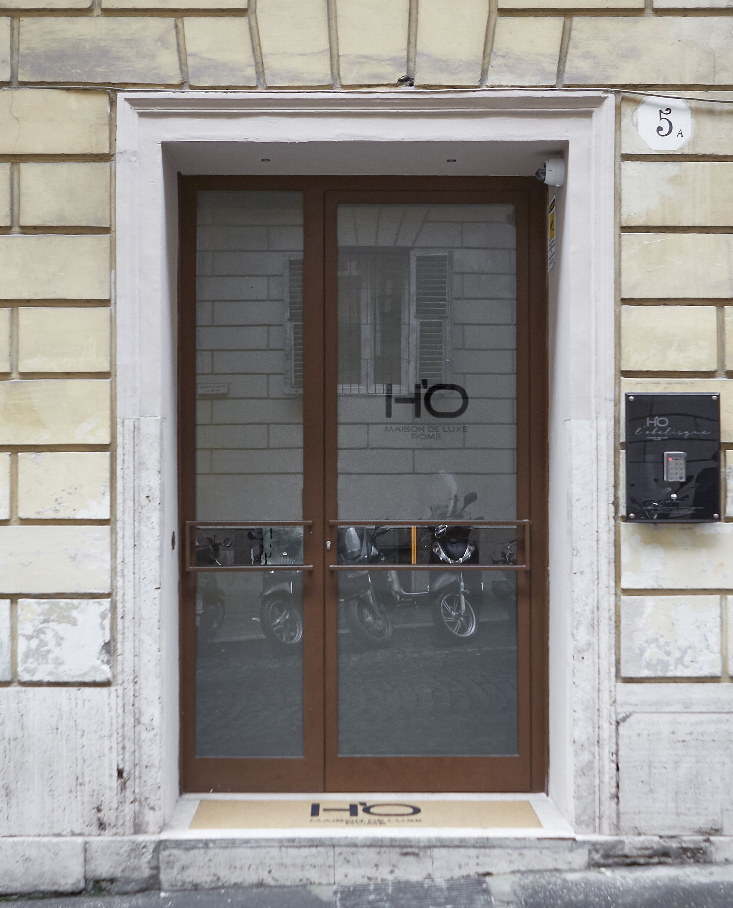 Fassade der Unterkunft