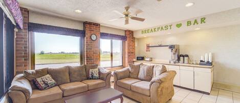 Sala de estar en el lobby