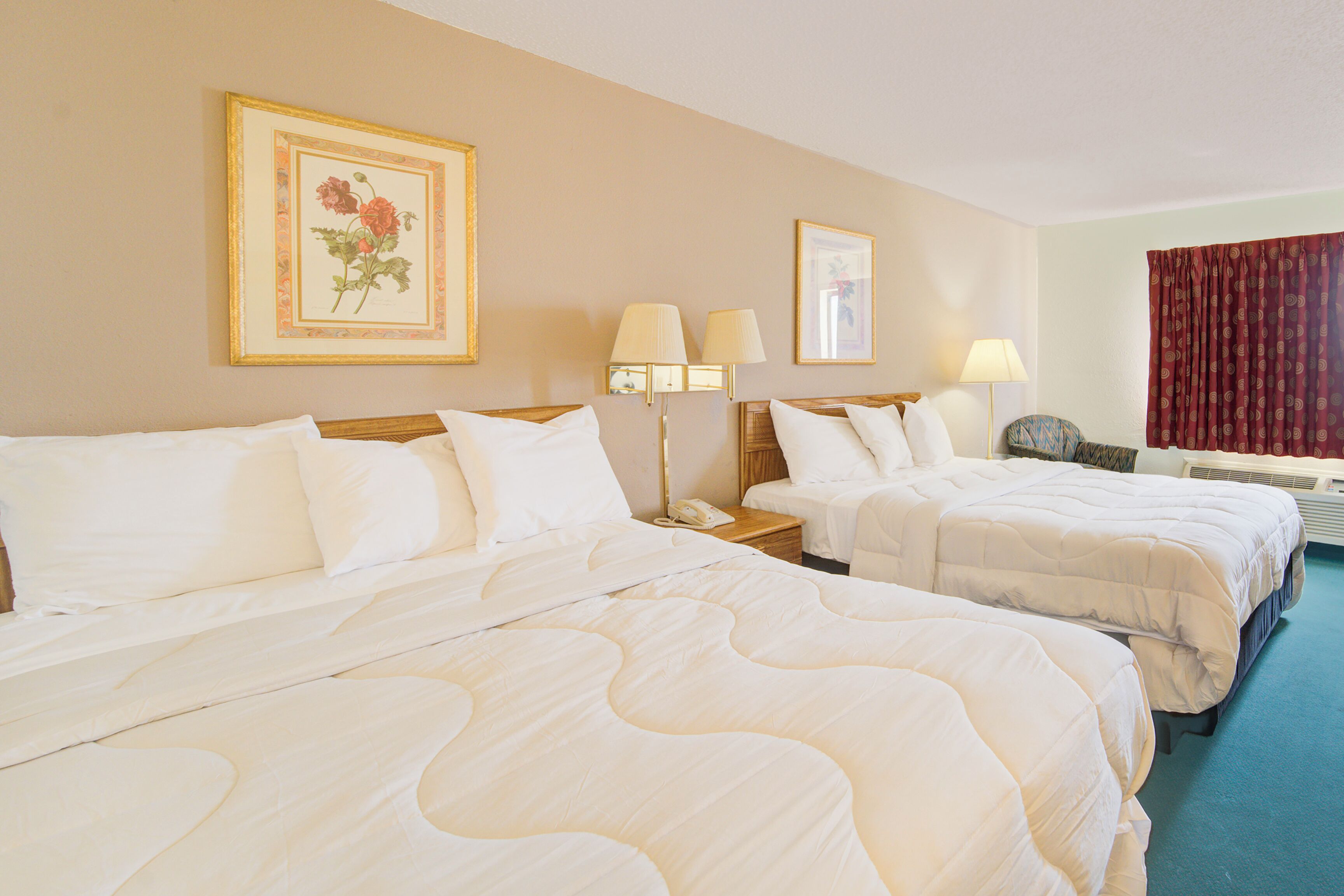 Chambre, 2 grands lits, fumeur