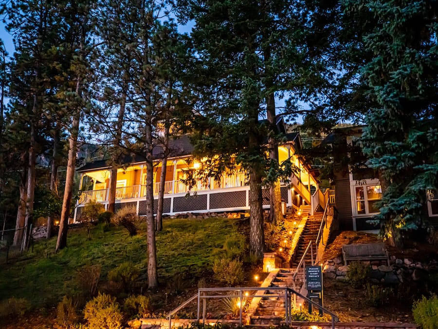 Front of property – evening/night