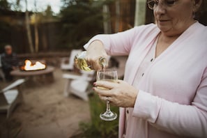 Birthday party area - The Outlook Lodge (Green Mountain Falls)