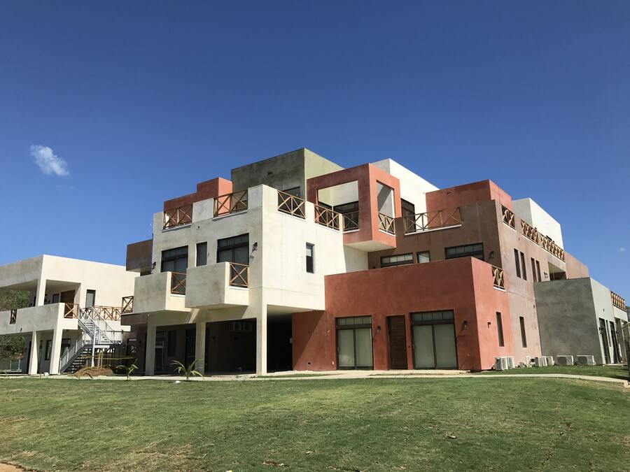 Voorkant van accommodatie