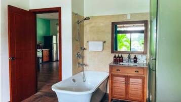 Condo, 2 Bedrooms | Bathroom | Shower, hair dryer, towels
