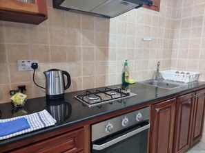 Basic-Apartment, eigenes Bad, Meerblick (Two Bedroom Apartment) | Eigene Küche