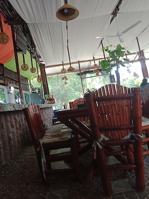 Family Bungalow, 2 Double Beds, Beach View, Beachfront | Ryokan dining