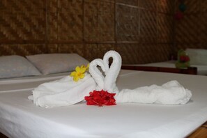 Desk, rollaway beds, free WiFi, bed sheets