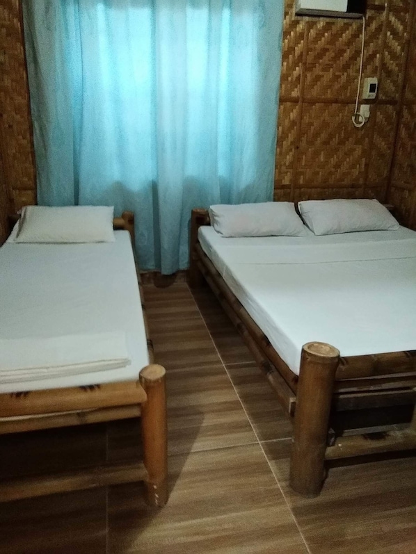 Desk, rollaway beds, free WiFi, bed sheets