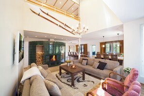 Luxury Villa, Multiple Bedrooms, Sauna (Bed Linens Available for Extra Cost) | Living area - Vuokatin Aateli Villas (Sotkamo)