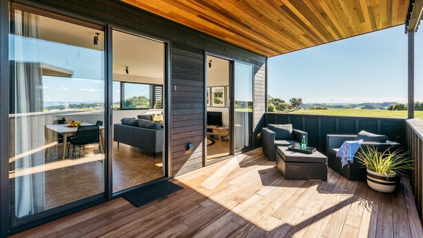 Luksusvilla, 1 soverom, sjøutsikt | Terrasse/patio