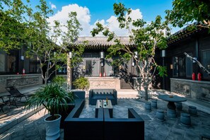 Blick von der Unterkunft